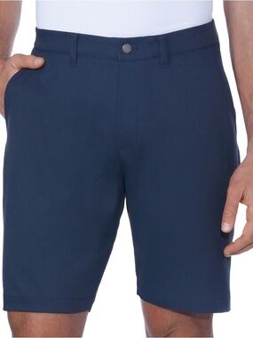 Kirkland Signature Navy Flat Front Shorts size 34 NWT